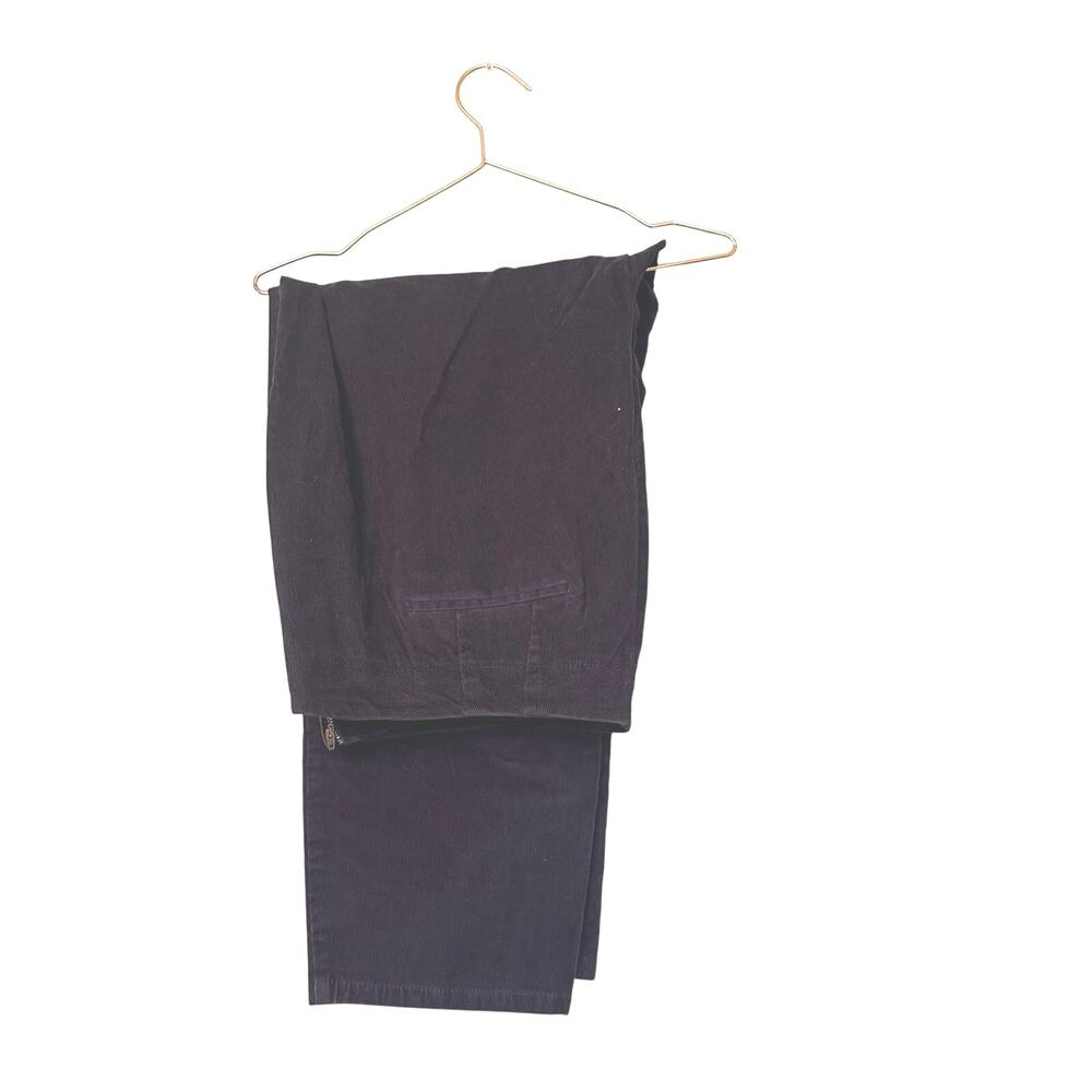 Talbots woman petites size 20WP deep purple plum side zip pants